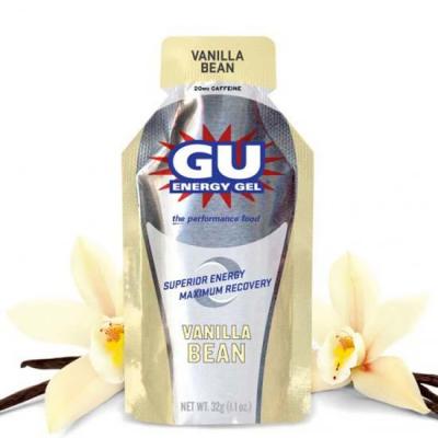 Gu 24 Units Vanilla Bean Energy Gels Box Multicolore 