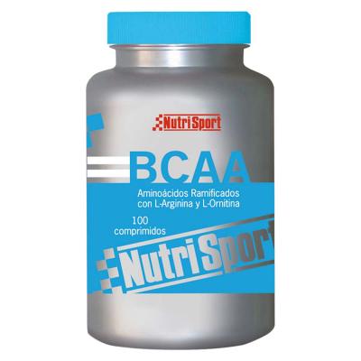 Nutrisport BCAA Acides Amin&eacute;s &agrave; Cha&icirc;ne Ramifi&eacute;e 100 comprim&eacute;s 100