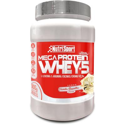 Nutrisport Mega Protein Whey+5 900g Vanilla Noir 