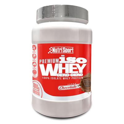 Nutrisport Premium Iso Whey Zero-zero 1kg Chocolate Noir