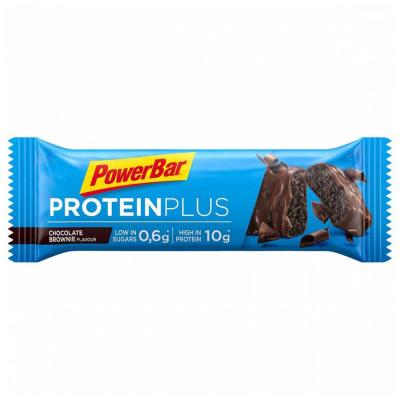 Barre proteinee powerbar protein plus low sugar 35gr chocolat brownie