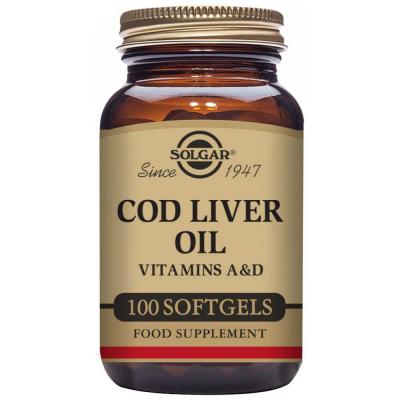 SOLGAR Huile de foie de morue norv&eacute;gien 100 g&eacute;lules