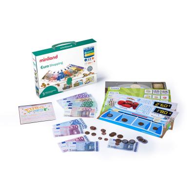 Jeu de soci&eacute;t&eacute; ""Euro shopping"" avec trois diff&eacute;rents jeux  r&eacute;f M45308