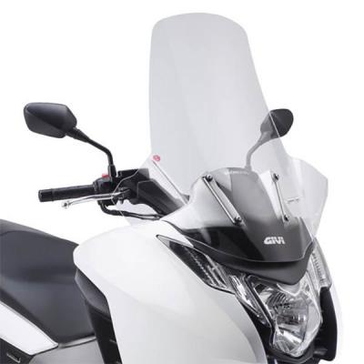 GIVI Pare-brise, Bulle moto et scooter, D1109ST sur&eacute;lev&eacute; transparent