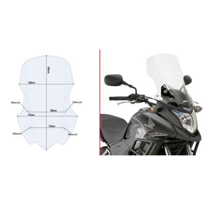 GIVI Pare-brise, Bulle moto et scooter, D1121ST sur&eacute;lev&eacute; transparent