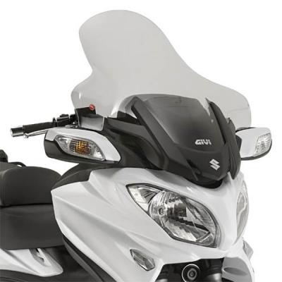 GIVI Pare-brise, Bulle moto et scooter, D3104ST sur&eacute;lev&eacute; transparent