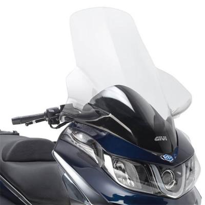 GIVI Pare-brise, Bulle moto et scooter, D5604ST sur&eacute;lev&eacute; transparent