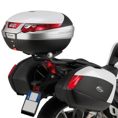 Givi Monokey/monolock Top Case Rear Rack Honda Vfr 1200 F Noir