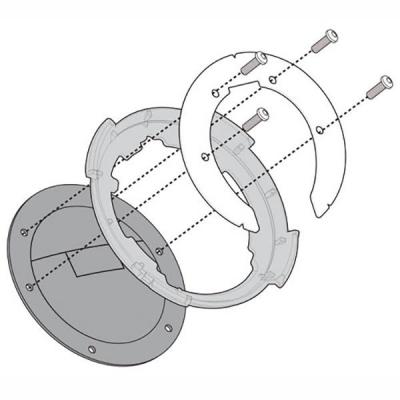 Bride m&eacute;tallique Givi pour fixation Tanklock Kawasaki Ninja 300 13-17