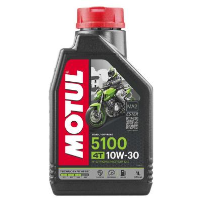 MOTUL 10W-30 semi-synth&eacute;tique 5100, Huile moteur 4 temps, 1 litre