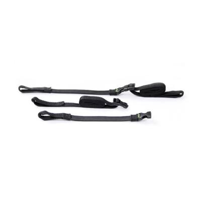 ROK Straps SW-MOTECH 2 Adjustable Straps. Black. 310-1060 mm