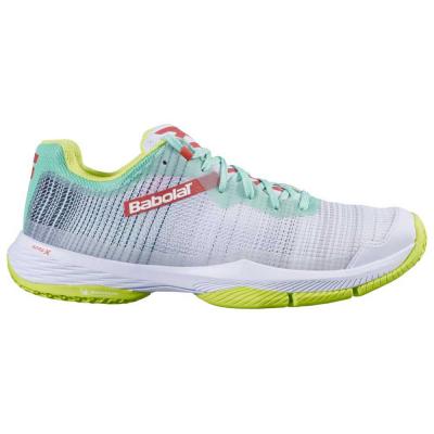 Chaussures: Babolat Jet Ritma Gris Blanc Femme 31s21753 3023-Taille-37