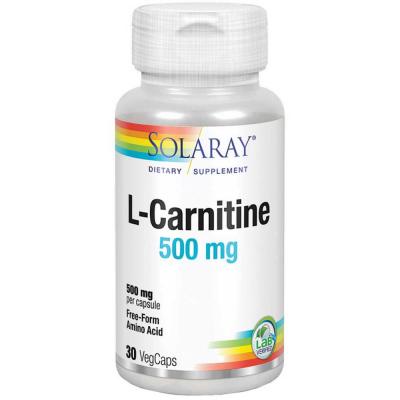 Solaray L-carnitine 500mgr 30 Units Blanc