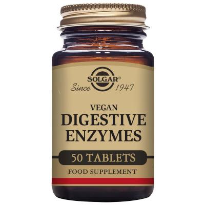 Solgar Vegan Digestive Enzymes 250 Comprim&eacute;s &agrave; croquer 50