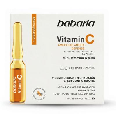 Babaria Vitamin C Antiox Defense 2ml 5 Units Jaune