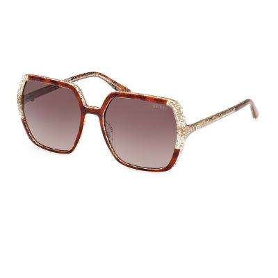 Lunettes de soleil Guess Gu7883 coul. 52f Femme Carr&eacute; Havana