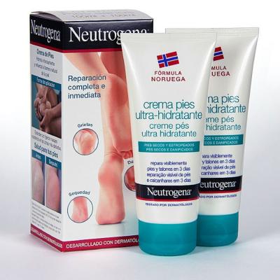 Cr&egrave;me hydratante pour les pieds neutrogena peau s&egrave;che (2 x 100 ml)
