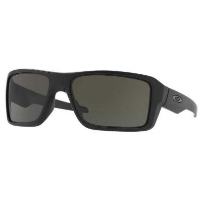 Oakley Double Edge Sunglasses Noir Dark Grey/CAT 3 Homme