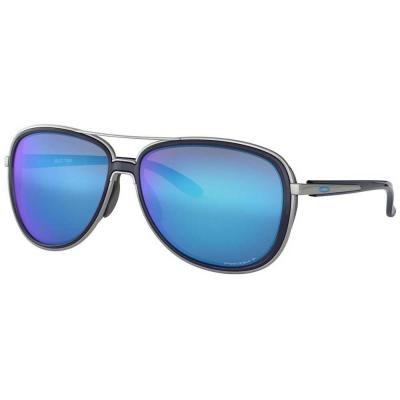 Lunettes Oakley Split Time Navy verres Prizm Sapphire Polarized