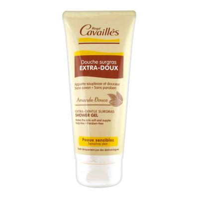 Roge Cavailles Gel Douche Surgras Actif - Douceur d'Amande, 200ml