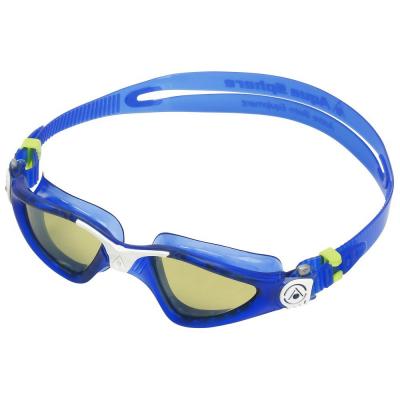 Lunettes de bain aquasphere kayenne bleu fonce verres polarises