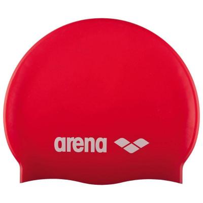 Bonnet de natation Arena Classic (silicone) - Red/White