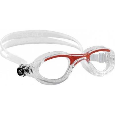 Cressi Sub S.p.A. Flash Lunette de natation Transparent/Rouge