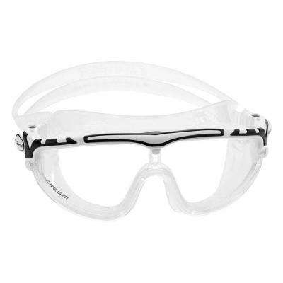 Cressi skylight lunettes de natation transparent blanc noir