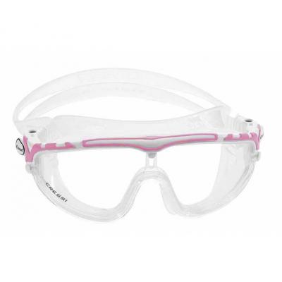 Cressi skylight lunettes de natation transparent blanc rose
