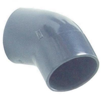Gre Pvc Elbow Solvent Socket 45&ordm; Pn16 Gris 50 mm