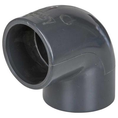 Gre Pvc Elbow Solvent Socket 90&ordm; Pn16 Gris 50 mm