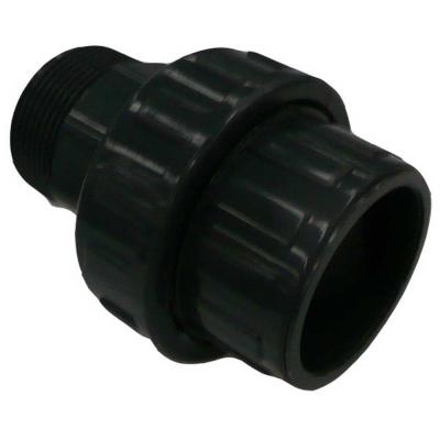Gre Pvc Union Solvent Socket 1.1-2 Pn16 3 Units Noir 50 mm