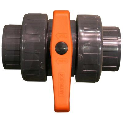 Gre Pvc Ball Valve Pn16 Noir 50 mm
