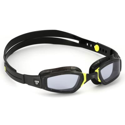 Lunettes de natation michael phelps ninja noir jaune lentilles foncees