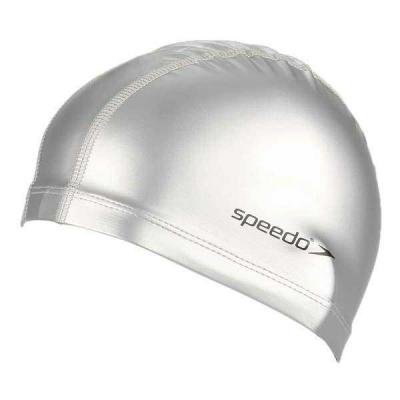 Speedo Pace Cap Bonnet Mixte Adulte, Argent, Taille Unique