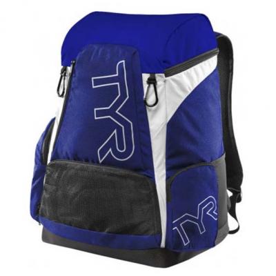 Sac &agrave; dos de natation TYR Alliance 45L bleu blanc