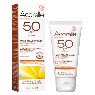 Crema Solar Facial Spf50 Acorelle 50 ml