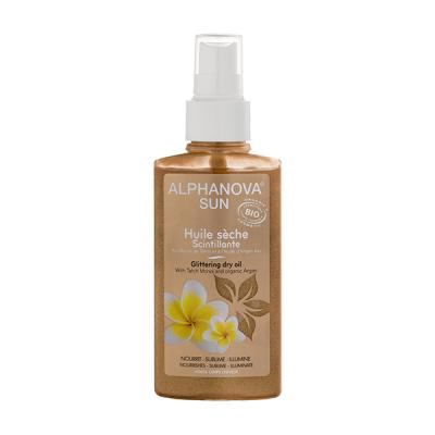 ALPHANOVA Sun Huile s&egrave;che scintillante bio spray 125ml