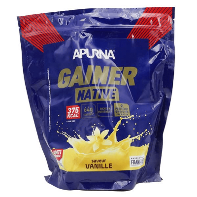 Apurna Gainer Native 1.1 kg - Vanille Di&eacute;t&eacute;tique $scat.CAT_NOM