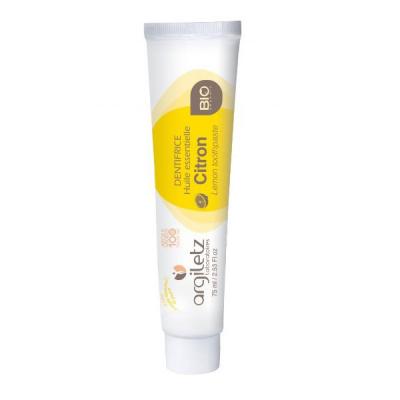 Argiletz Dentifrice Citron Bio 75ml