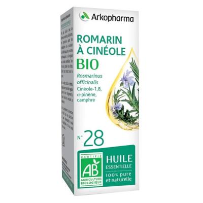 Huile essentielle romarin &agrave; cin&eacute;ole bio 10ml