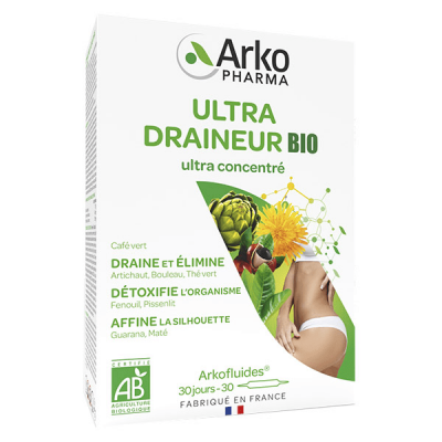 ARKOPHARMA Arkofluides - Ultra draineur bio x30 Ampoules