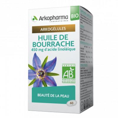 Huile De Bourrache Bio 60 Capsules Arkog&eacute;lules Arkopharma