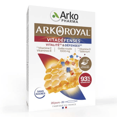 Arkopharma Arkoroyal Vitad&eacute;fenses 1000mg 20 Ampoules x 10ml