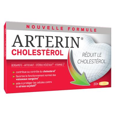Arterin Cholest&eacute;rol Compl&eacute;ment Alimentaire &agrave; base de Plantes 30 Comprim&eacute;s