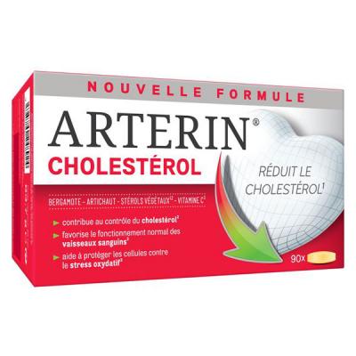 Arterin Cholest&eacute;rol Compl&eacute;ment Alimentaire &agrave; base de Plantes 90 Comprim&eacute;s 