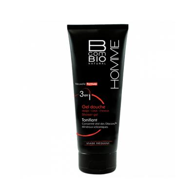 Bcombio Homme Gel Douche 3 en 1 Tonifiant Tube 200 ml - Tube 200 ml
