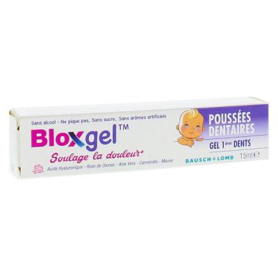 BLOXGEL GEL PREMIERES DENTS POUSSEES DENTAIRES 15ml Bausch&Lomb