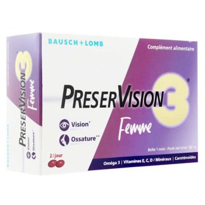 PRESERVISION 3Femme boite 1 mois 58,1g