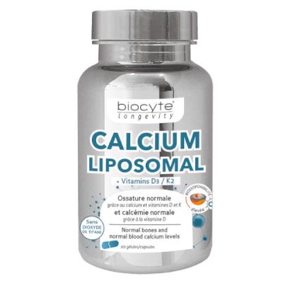 BIOCYTE Longevity Min&eacute;raux - Calcium Liposomal 60 g&eacute;lules